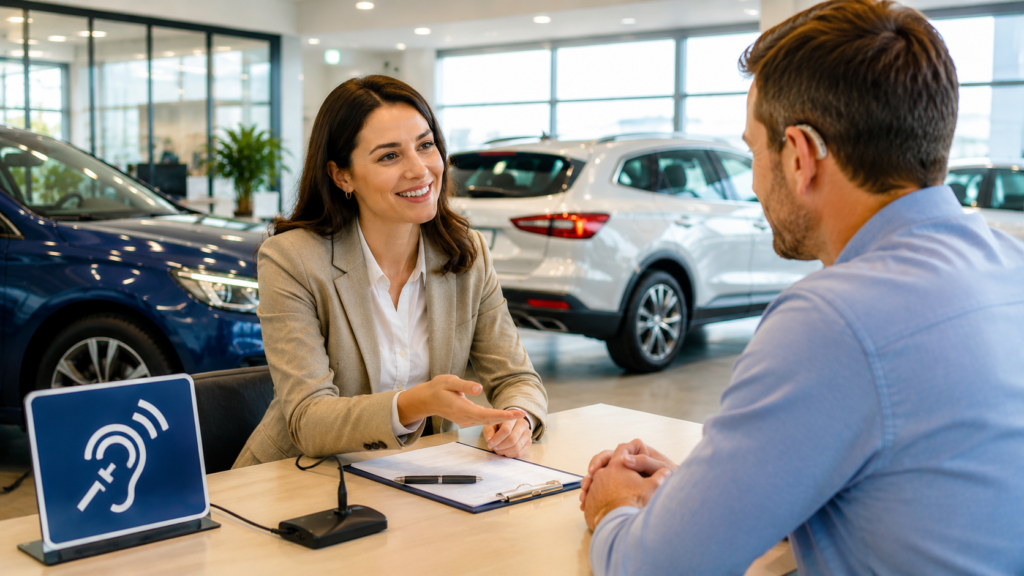 Car Dealership with Hearing Loop
