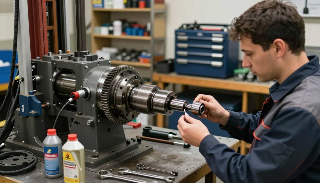 drilling spindle maintenance