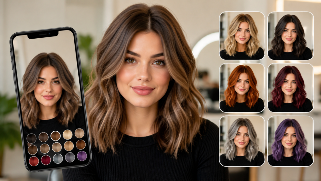 Hair Color Try On